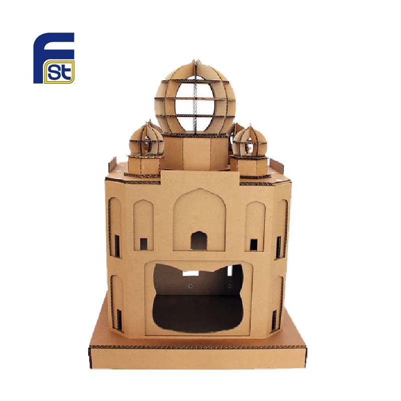 Creative Design High Quality Corrugated Cardboard Paper House Furniture