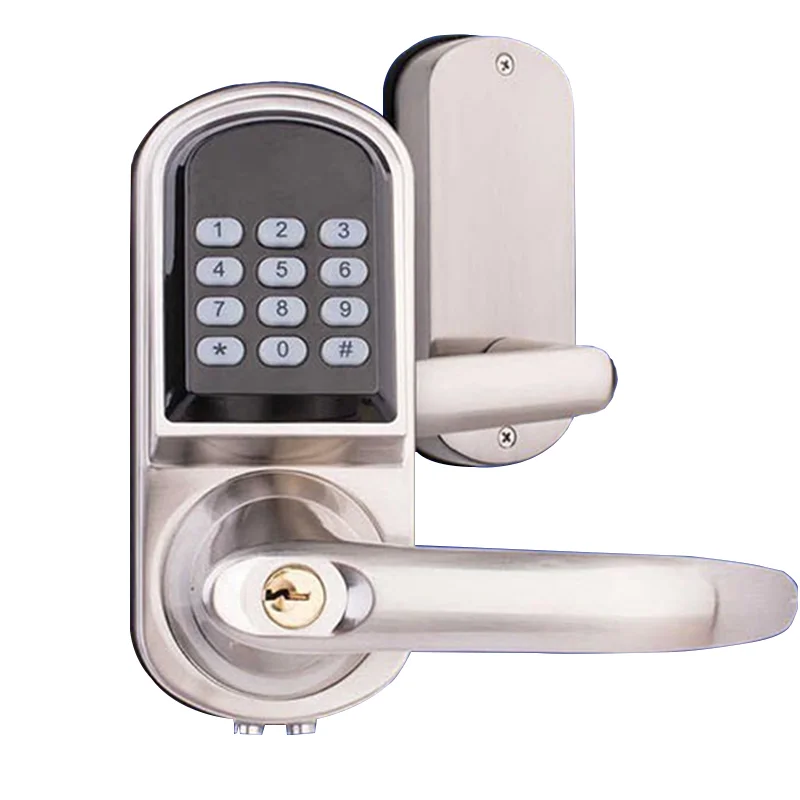 HF-LC901 Digital Electronic Security Door Handle Keyless Keypad Smart Door Lock - Image 2