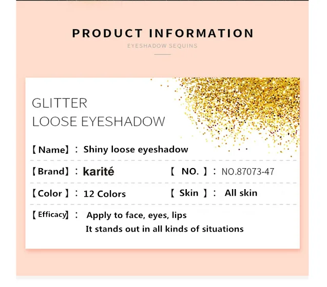 Глаза длительное радужные блестящие макияжа 12 видов цветов водонепроницаемый блеск Свободные Тени для век