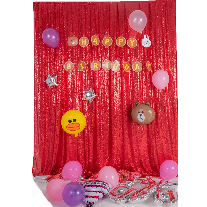 Silver Color Church Backdrop Curtain Church Backdrop Decoration Silver Beads Curtain Fabric