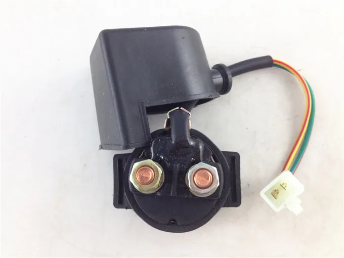 Черный GY6 реле стартера для скутера 50cc 110cc 125cc 150cc 250cc с водонепроницаемой крышкой