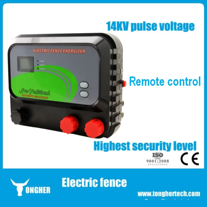 Wireless Remote Electric Fence Controller for Home Security and Alarm