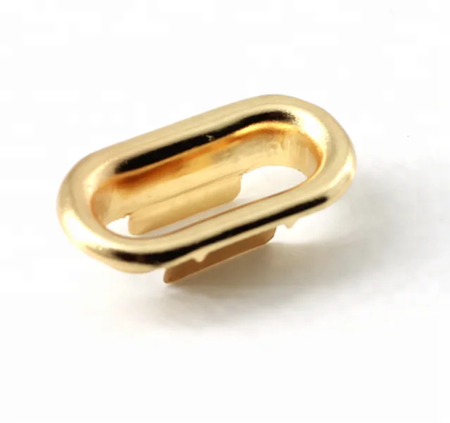 Металлические люверсы овальной формы для одежды и обуви