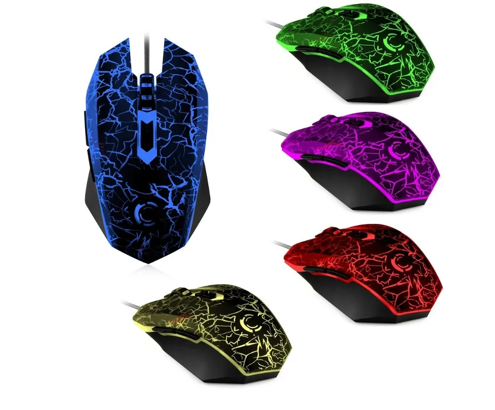 Shenzhen Electronics Computer Peripherals 6d Gaming Changeable LED Mouse for Games