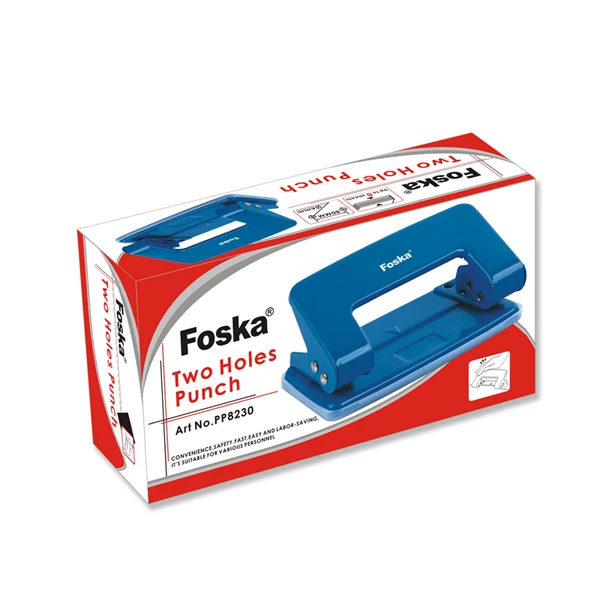 Foska Профессиональный Металлический маленький простой в переноске с двумя отверстиями 3 вида цветов карточный рычаг для рукоделия бумажный дырокол ежедневного использования