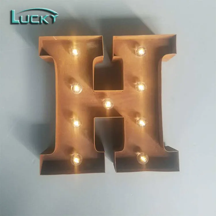 Заводская Прямая поставка, железная лампочка с маркировкой