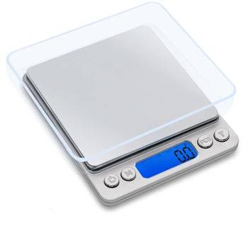 J&R Digital Commercial Balance Weighing Gram Pocket Scale 1kg 2kg 3kg 1000g 2000g 3000g 0.1g 0.01g