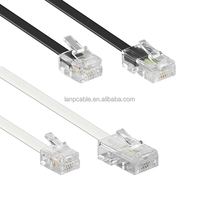 Внутренний телефонный кабель RJ11 Cat3 с покрытием из ПВХ/PE/LSZH