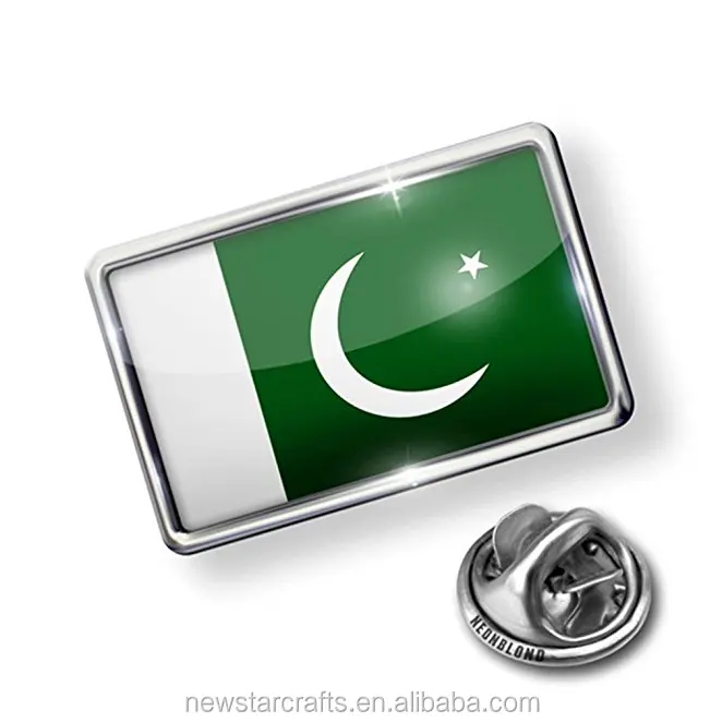 wholesale souvenir metal pakistan flag badge - buy pakistan flag