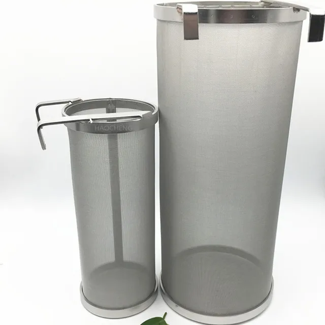 Beer Brewing 304 Stainless Steel Wire Mesh Bucket Strainer/hop filter