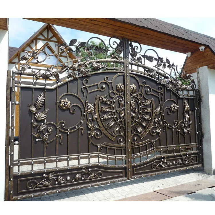 Big Design Modern Sliding Iron Main Gate Design Buy Modern Sliding Iron Main Gate Design Iron Gate Catalog Garden Arch Wrought Iron Gate Product On Alibaba Com