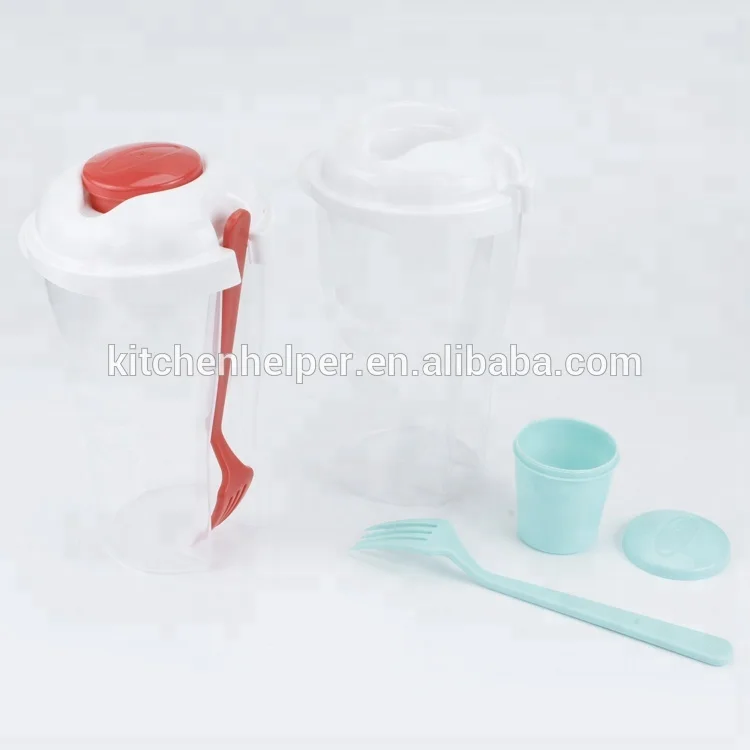 Wholesale Bpafree Plastic Salad Shaker Salad Cup With Fork Buy Salad