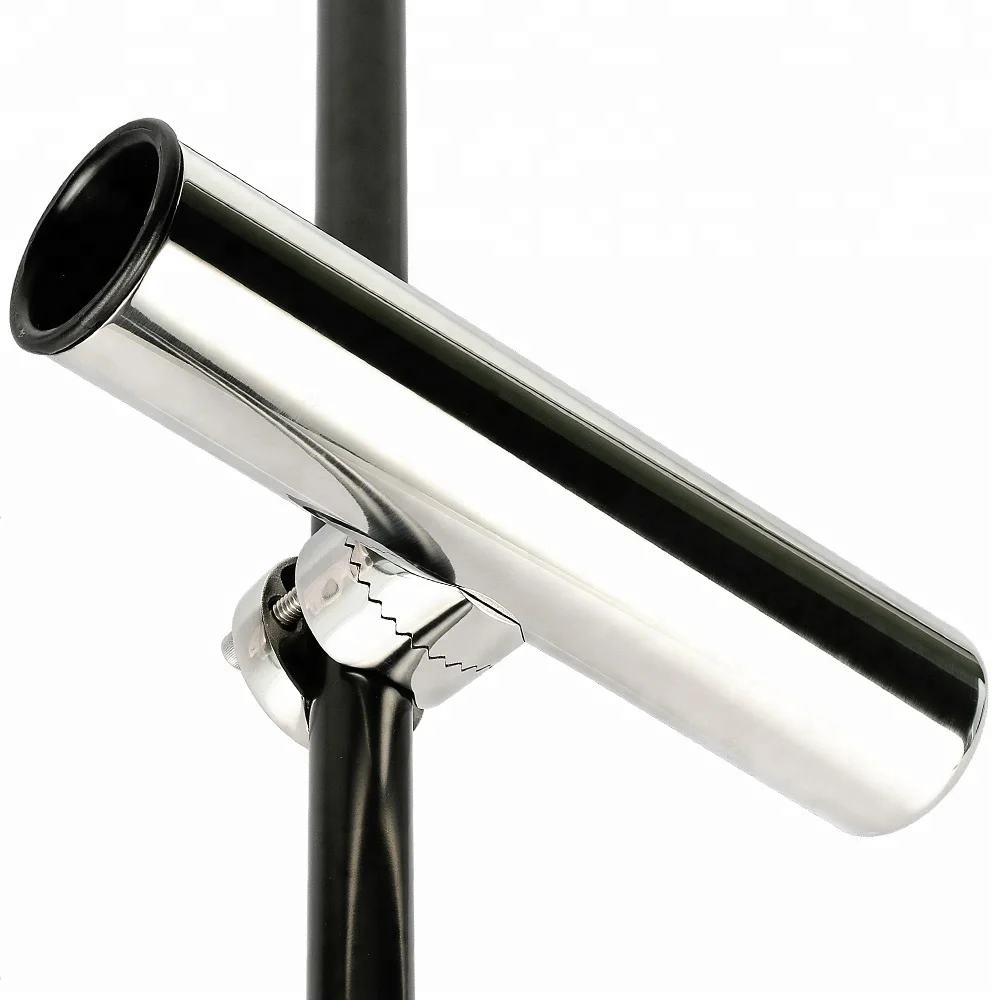 Stainless Steel Marine Bimini Top Fishing Rod Holder Outrigger Rod