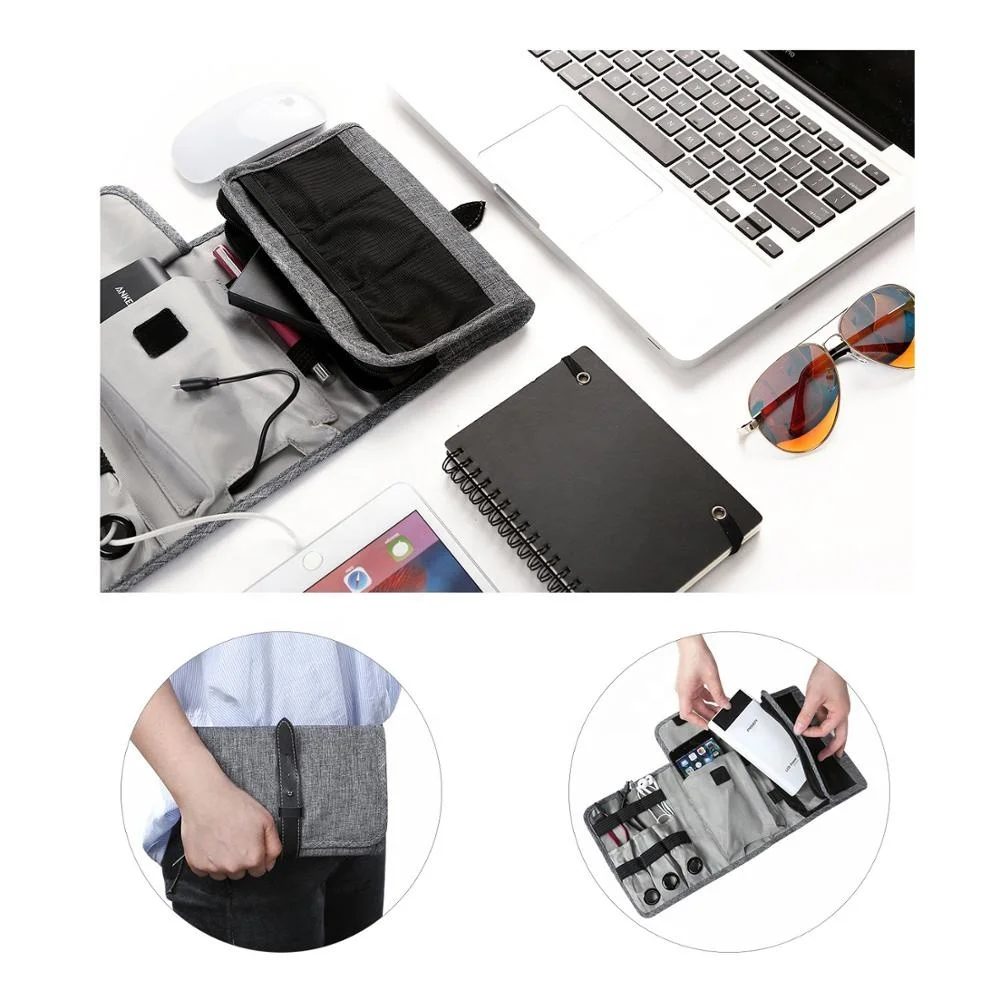 Bolsa Organizadora Cables Organizador Electrónico De Viaje