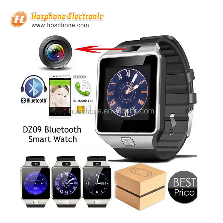 Buy Melbon DZ09 Bluetooth Smart Watch Compatible with Smartphones,  Touchscreen, Camera, SIM Card Support Online at Best Prices in India -  JioMart.