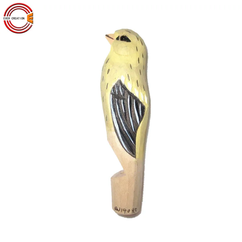 Wooden Bird Whistle Toy Hand Carved Animal Sound Whistle Kids Educational Whistle Keychain Party Favor Wholesale
