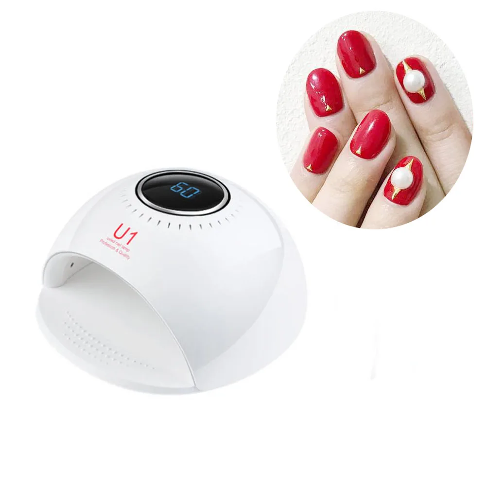 2019 New Design Professional Round Led Uv Nail Lamp Dryer with 84w