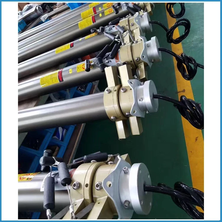 Пневматическая светодиодная телескопическая мачта 5 м 6 для наружных телекоммуникационных осветительных башен