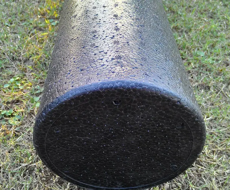High Density EPP Foam Roller 45cm X 15cm Solid Black Color