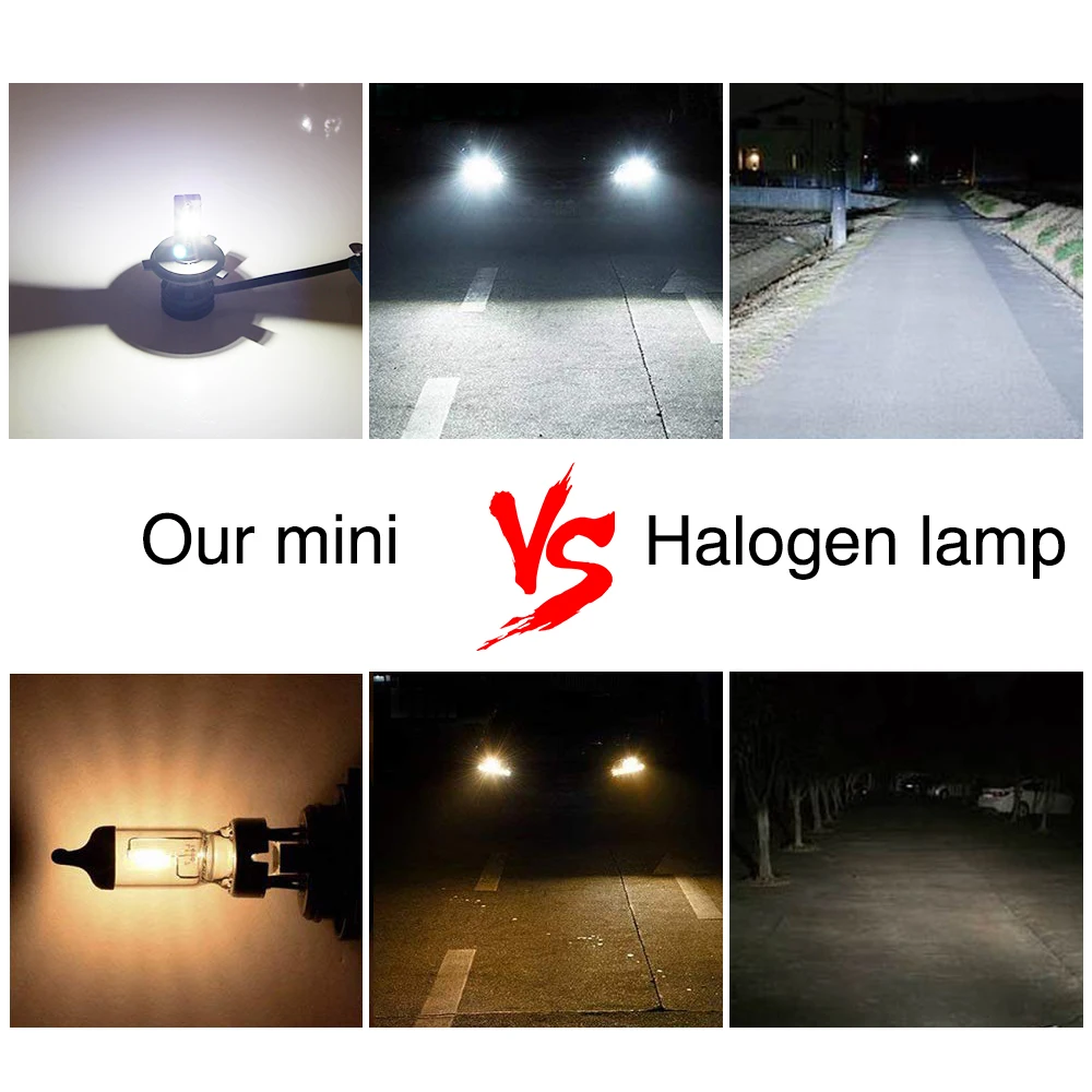 Newest Brightest Led H7 M2 H4 Led Lights Led Bulb 360 Lights 6500K H7 H4 M2 Led Headlight