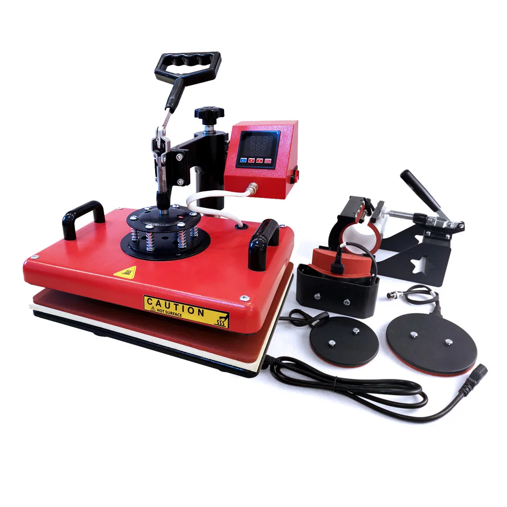 8 in 1 Combo Sublimation Heat Press Multifunction Printer Machine