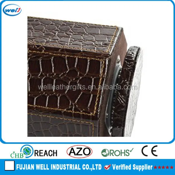 Черный крокодил pu дистанционного стол