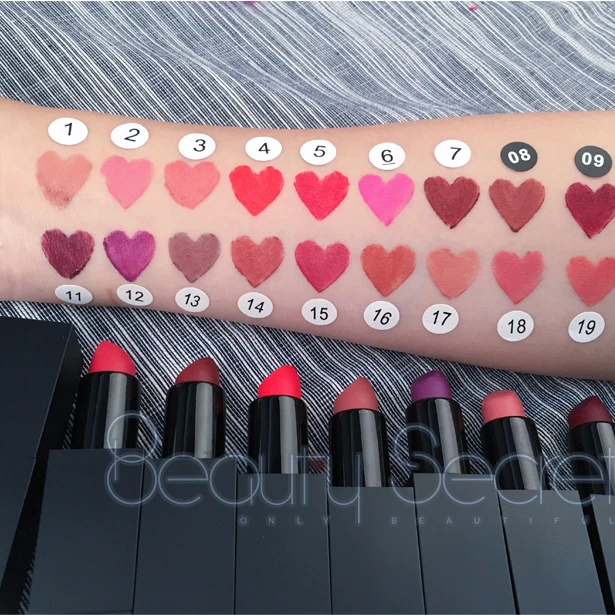 
Поставщик Косметики, oem, оптовая продажа, водостойкая натуральная матовая помада на заказ 