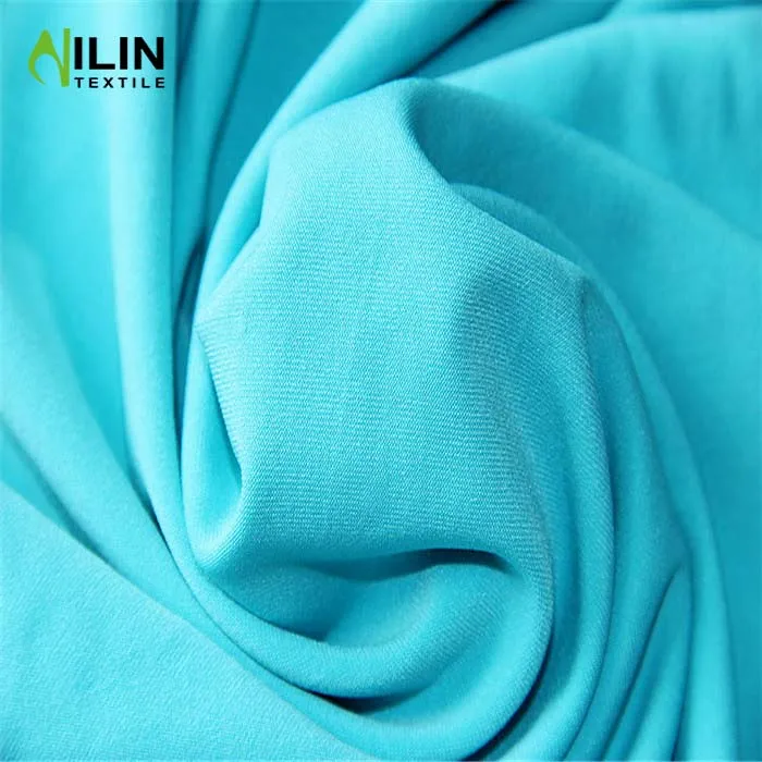 DTY Knitted Fabric Plain Dye Fabric for Garment