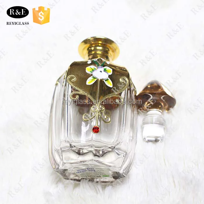 150ml Fancy Empty Handmade Golden Arabic Perfume Bottles