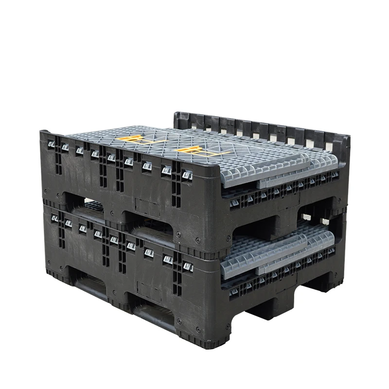 800L Foldable and Reusable Large Plastic Pallet Bin for Sale