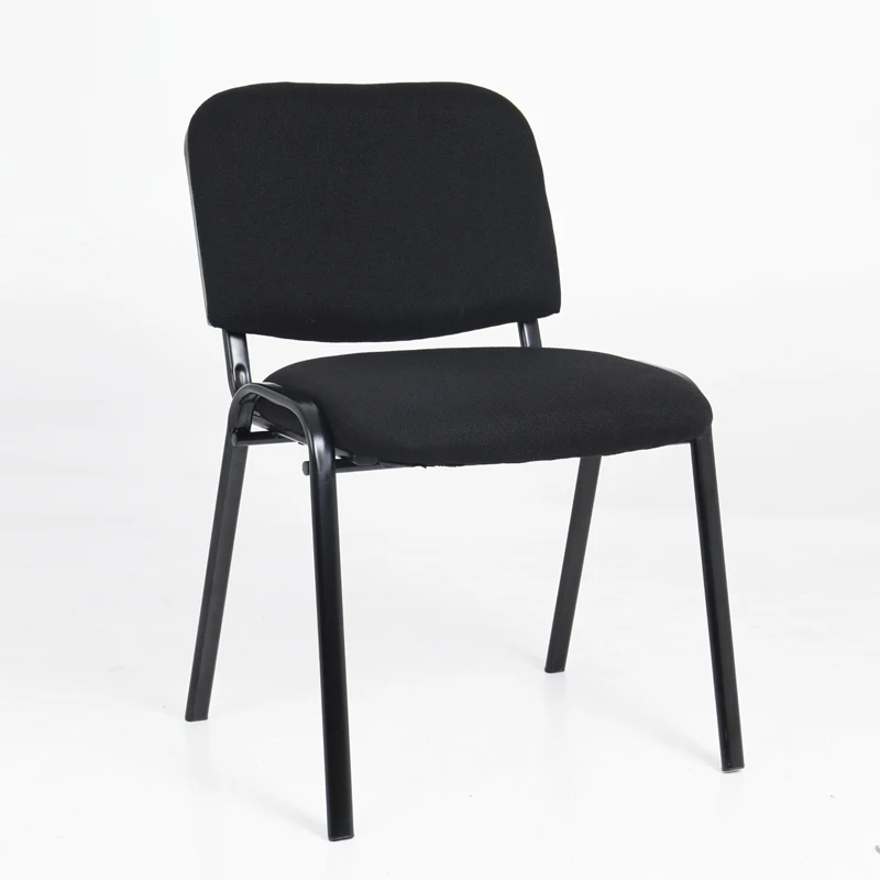 Metal Frame Fabric Armless Stackable Mesh Conference Chairs Conference Room Visitor Chair