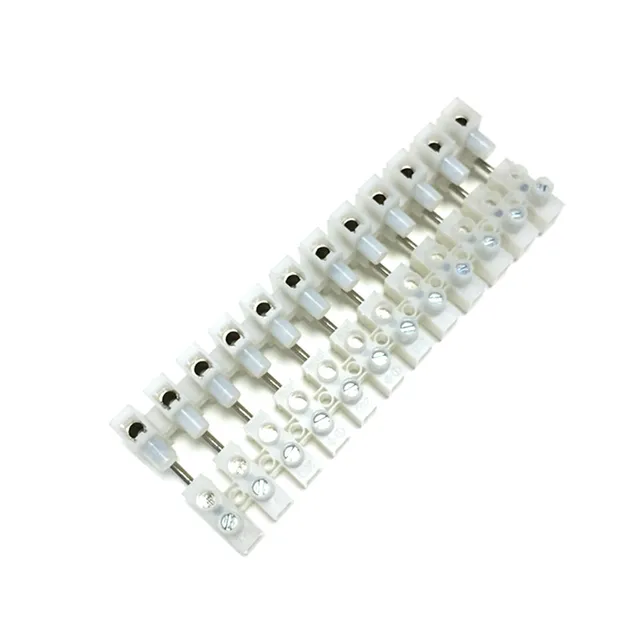 12 Pole Vertical Mounted Male And Female Pluggable Terminal Block