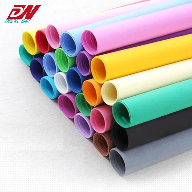 Безвкусный цветной пенопласт EVA, пенопластовый рулон EVA, изделия для высечки EVA, изготовленные детьми вручную