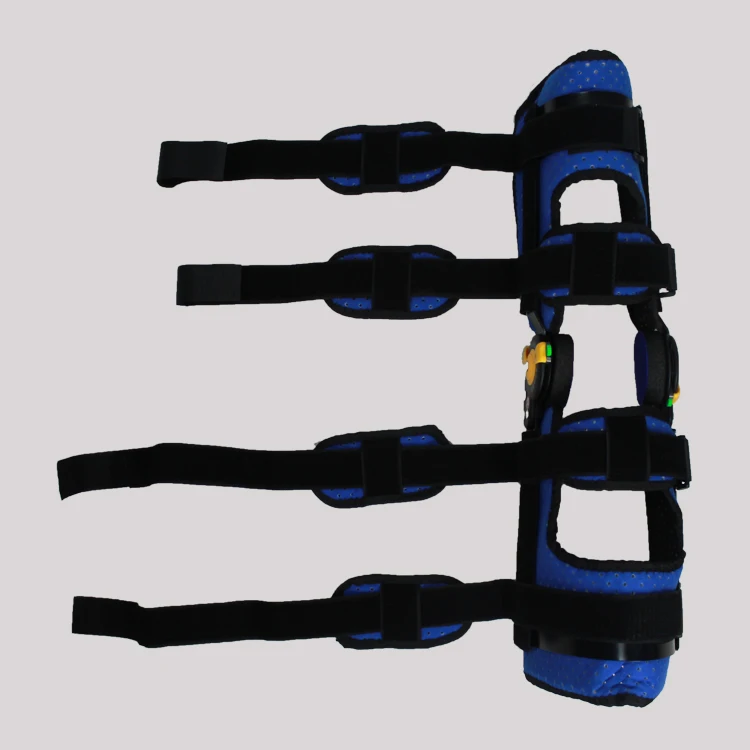 Медицинская Поддержка коленного сустава/ортопедический регулируемый угол ПЗУ неопреновый шарнирный бандаж и поддержка