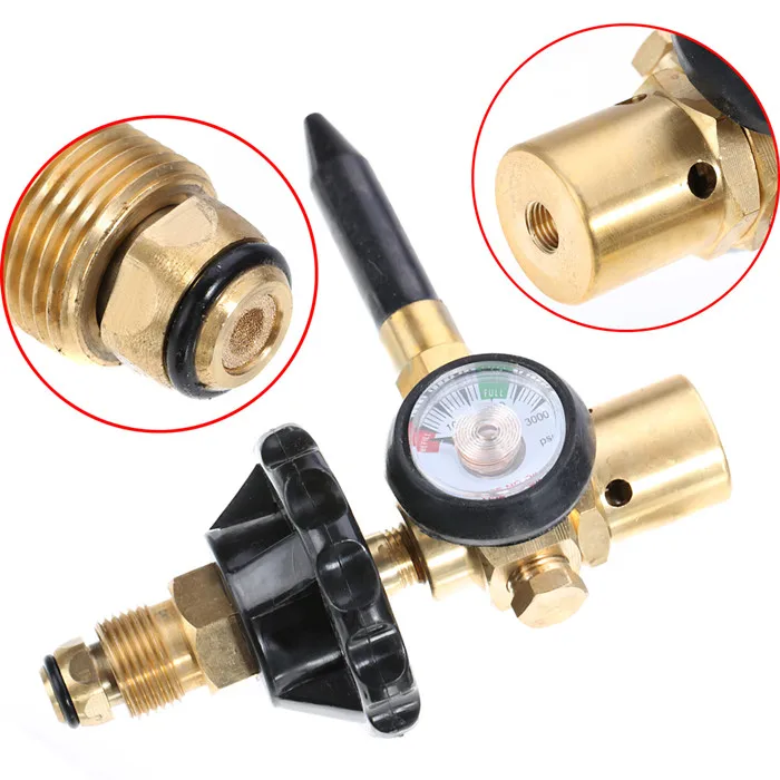 Helium Gas Inflation Regulator for Latex Balloon