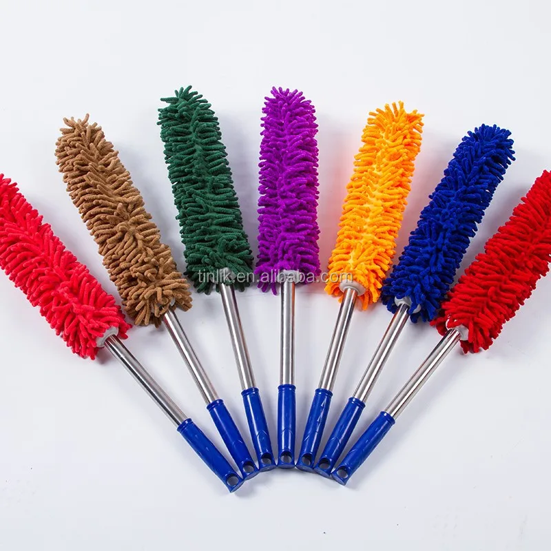 Шениль микрофибра тряпка ручная удерживающая пыль грязь очистка жалюзи тряпка