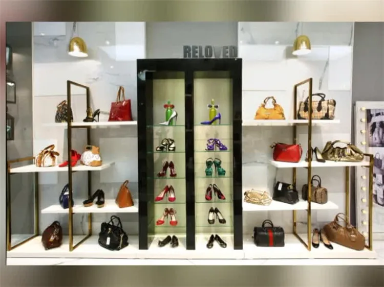 Design moderno di Vendita Al Dettaglio Borse Boutique Display A