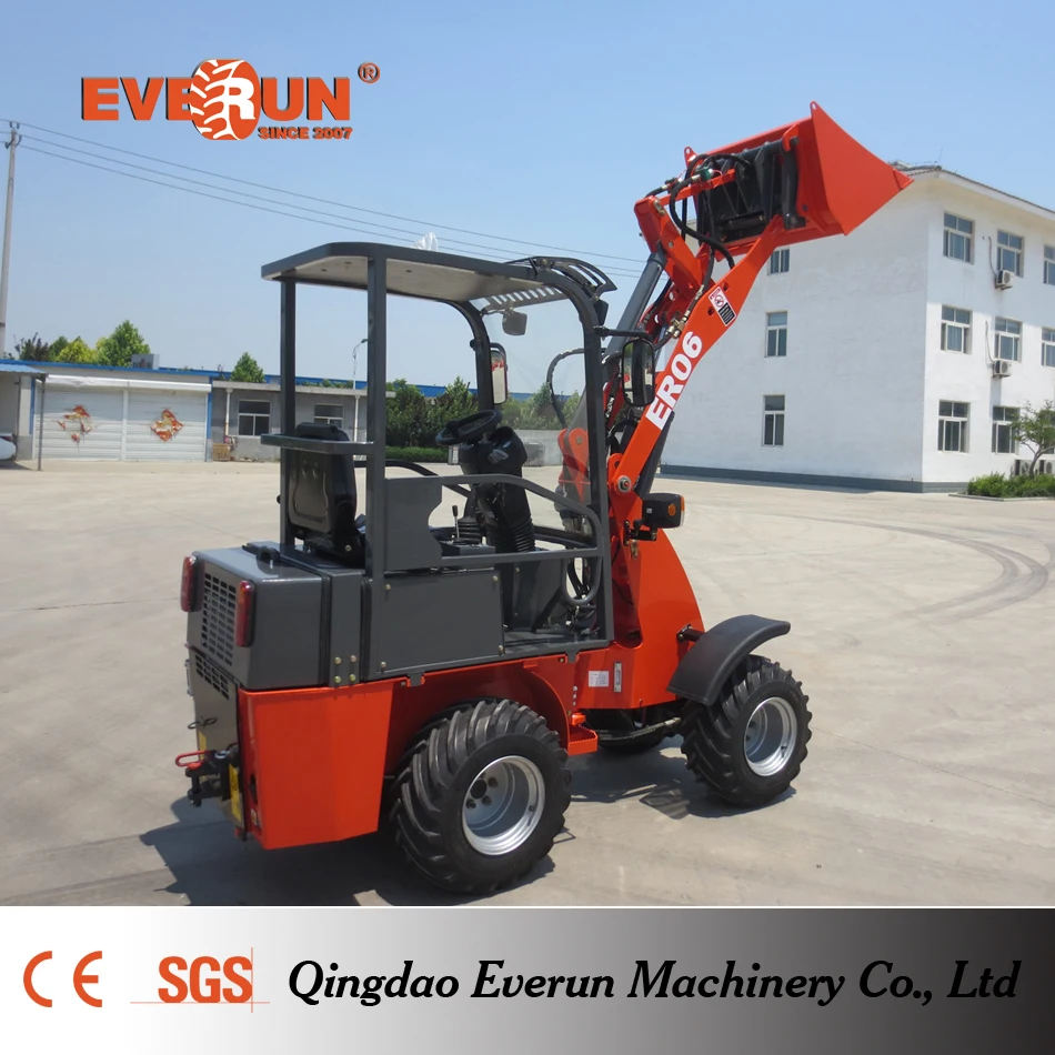 EVERUN инженерная строительная техника мини-ковшовый погрузчик для