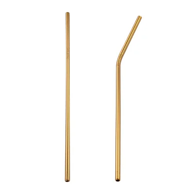 热卖美容 304 不锈钢吸管,金属吸管,杯子/瓶子的稻草不锈钢