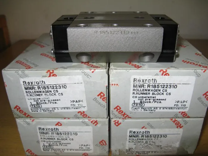 R185133110 Rexroth Runner Block R1851 331 10 Roller Block Linear Motion Rail Block Guideway