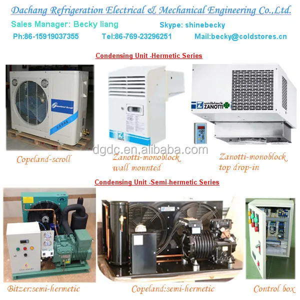 Modular Cold Room 10m3 of Vegetable Cold Storage Room Cooling Machine