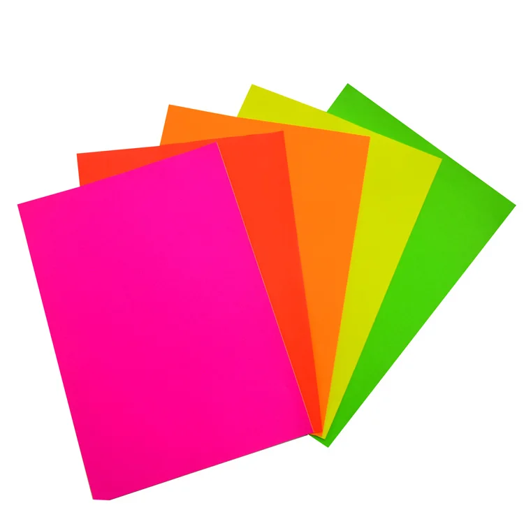 Color Paper Customized Paper Fluorescent Color Paper Neon Paper - China  Corrugated Paper, Craft Paper