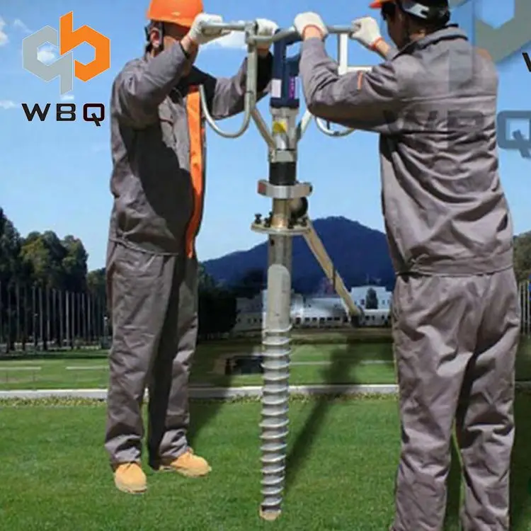 Наземная буровая машина сваечная шуруповерт для твердого