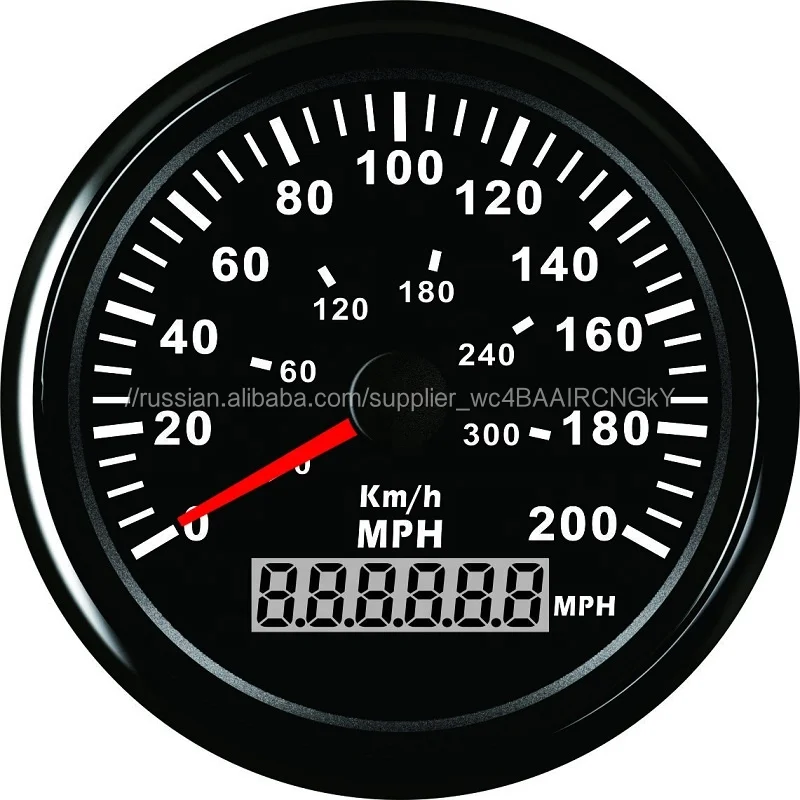 85 мм GPS Спидометр 200MPH 300 км/ч/для автомобиля Мотоцикл лодка