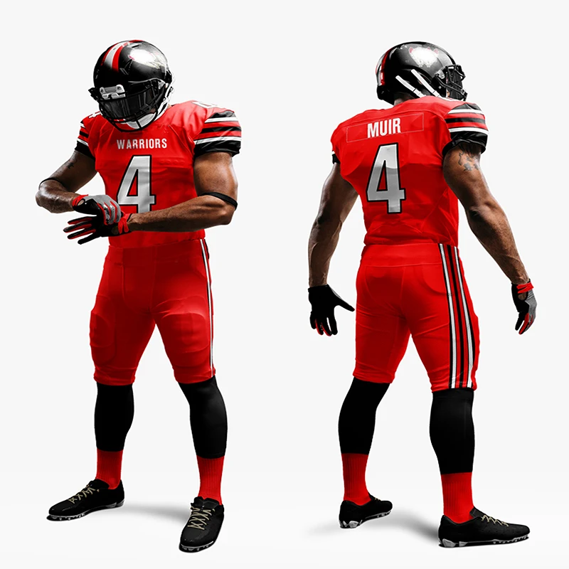 Red American Football Jersey 