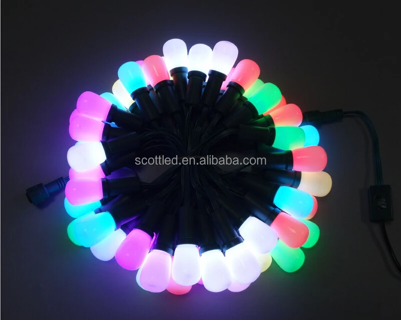G27 Christmas Lights Ws2811 LED Pixel Light Strings 12V