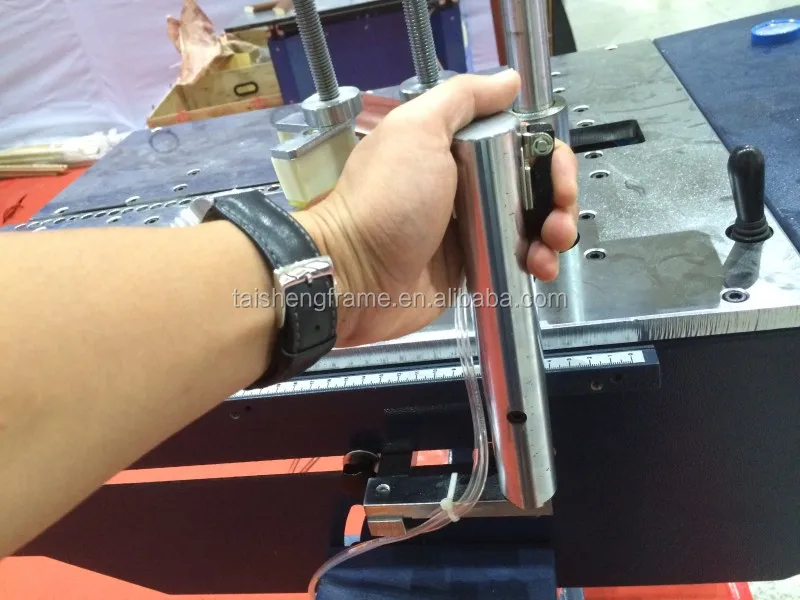 Picture Frame Joint Machine TSJ17 PIII Mouldings Underpinner Vnailer for Big Photo Frame Moulding Joining