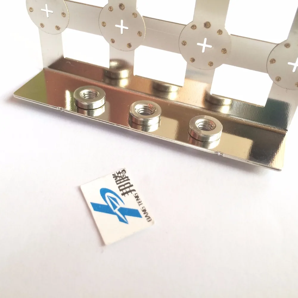 24P 4x6 Copper Nickel Busbar 18650 Lithium Battery Busbar Connector Copper Nickel Sheet