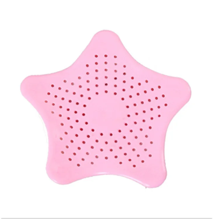 4 Pack Color Starfish Hair Catcher Star Bathroom Drain Strainer Hair  Catcher Bathtub Shower Drain Cover Hair Trap Hair Catcher Bathtub Drain  Strainers