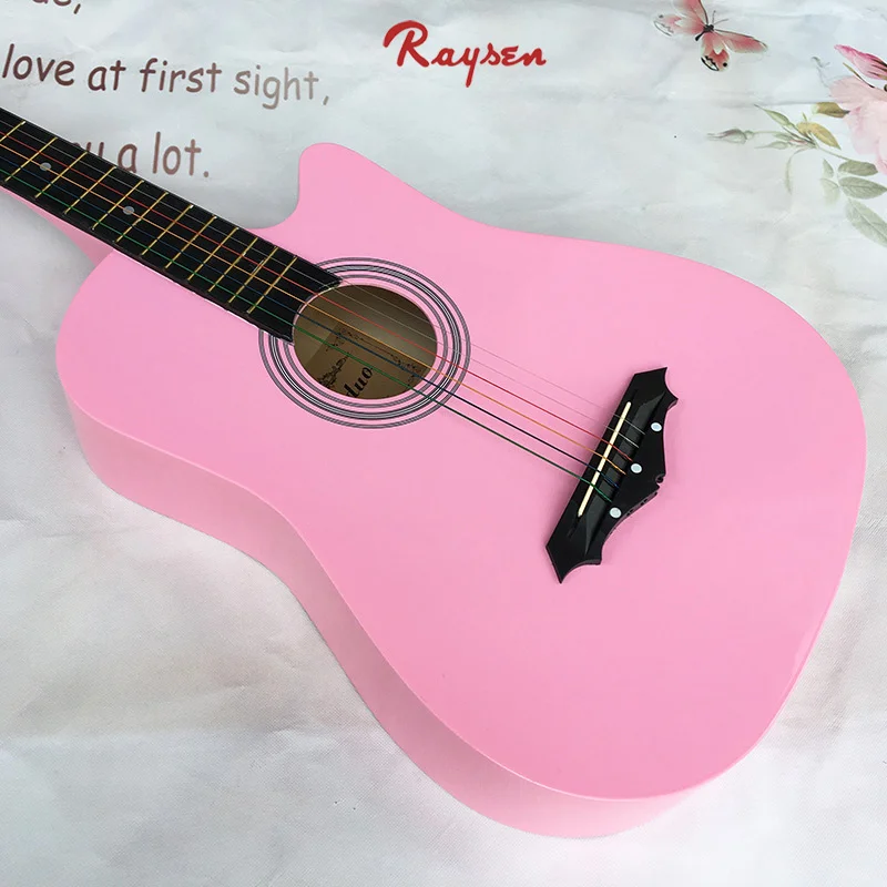 Vilac - Guitare rose fleurie - Un instrument avec une touche de beauté - Le  Petit Zèbre